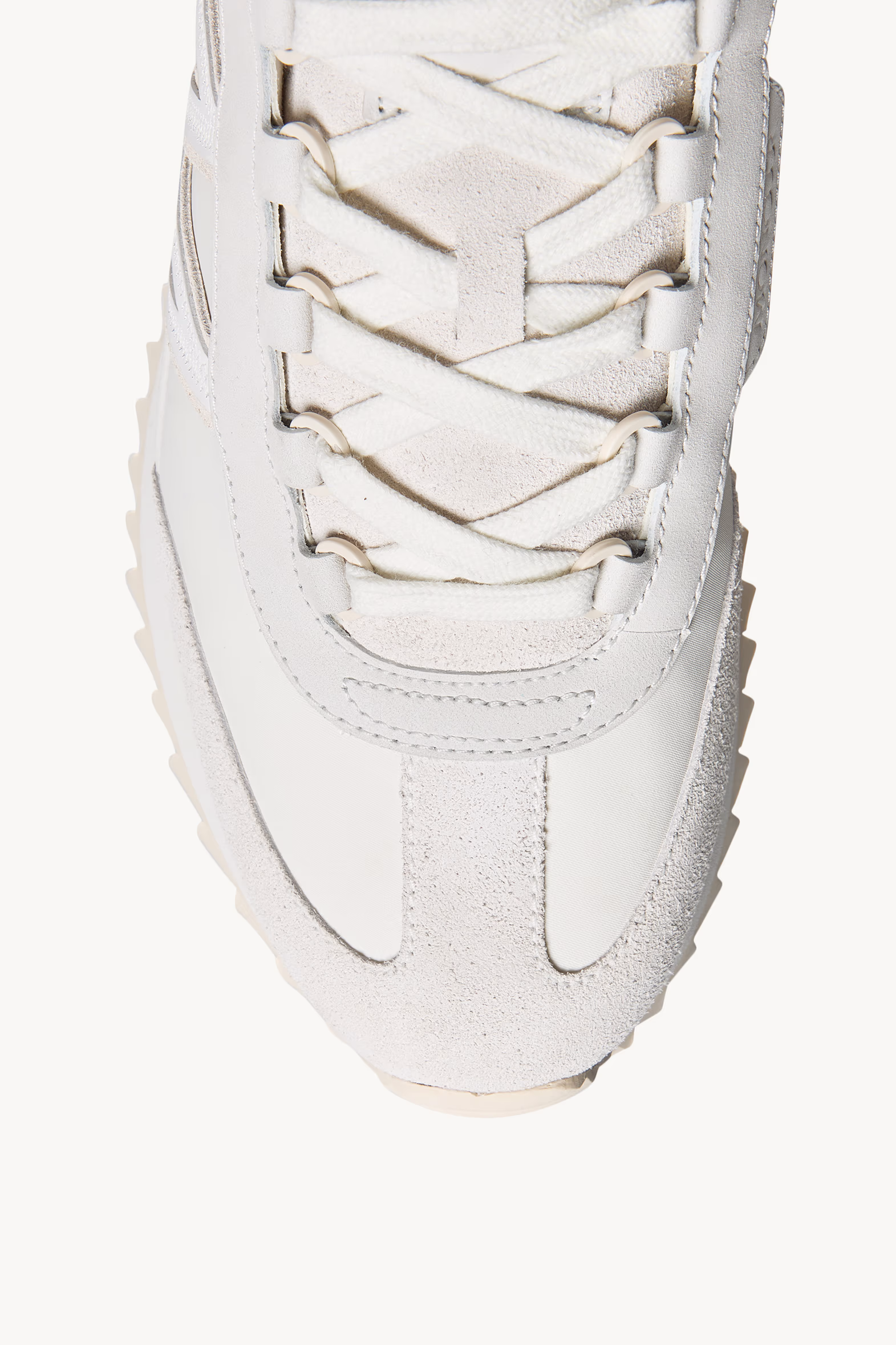 Pacey2 Suede & Nubuck Sneakers Men White Moncler 3